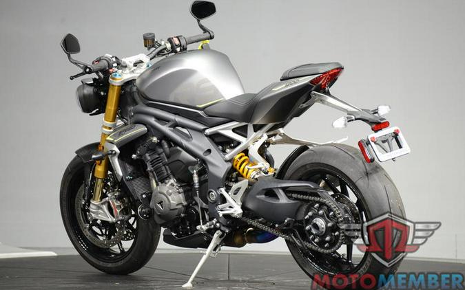 2022 Triumph Speed Triple 1200 RS Matte Silver Ice
