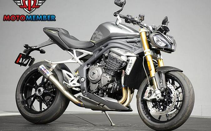 2022 Triumph Speed Triple 1200 RS Matte Silver Ice