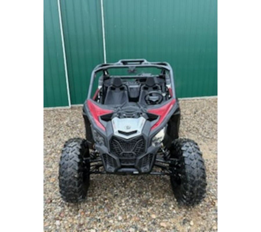 2025 Can-Am® Maverick X3 DS Turbo RR Fiery Red & Hyper Silver