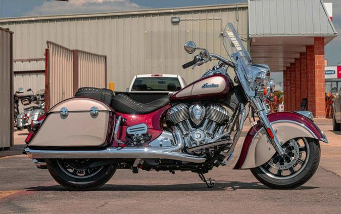 2025 Indian Springfield Maroon Metallic/Silver Quartz Metalli