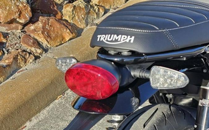 2025 Triumph Speed Twin 1200 Crystal White/Sapphire Black