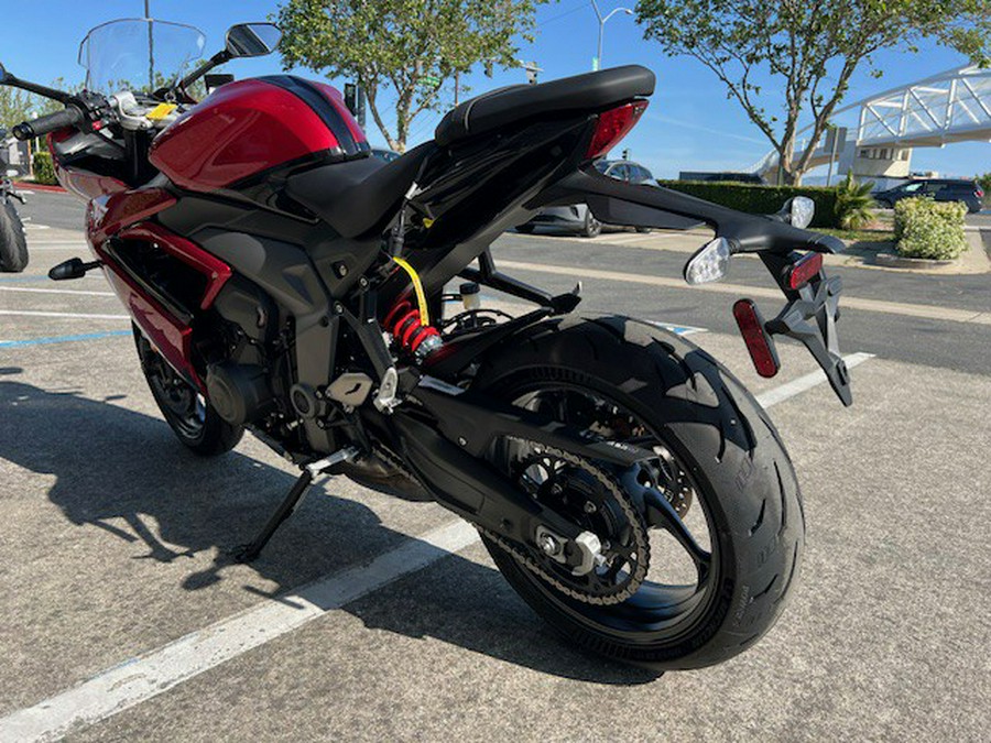 2025 Triumph Daytona 660 Red/Black