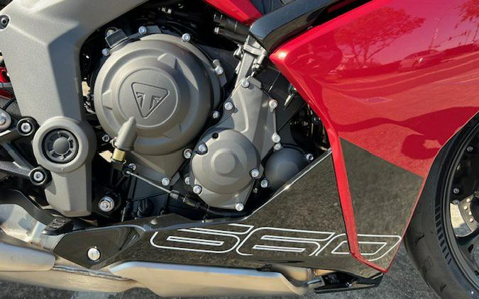 2025 Triumph Daytona 660 Red/Black