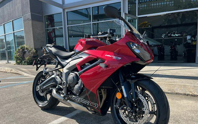 2025 Triumph Daytona 660 Red/Black