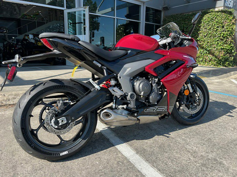 2025 Triumph Daytona 660 Red/Black