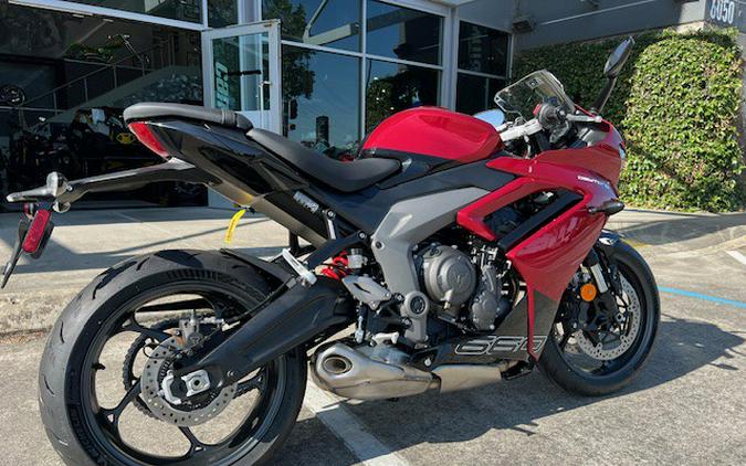 2025 Triumph Daytona 660 Red/Black