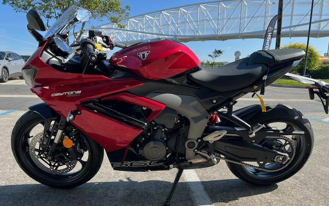 2025 Triumph Daytona 660 Red/Black