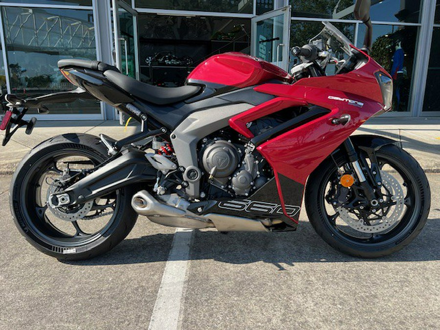 2025 Triumph Daytona 660 Red/Black