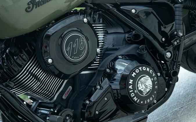 2025 Indian Super Chief Dark Horse Moss Green