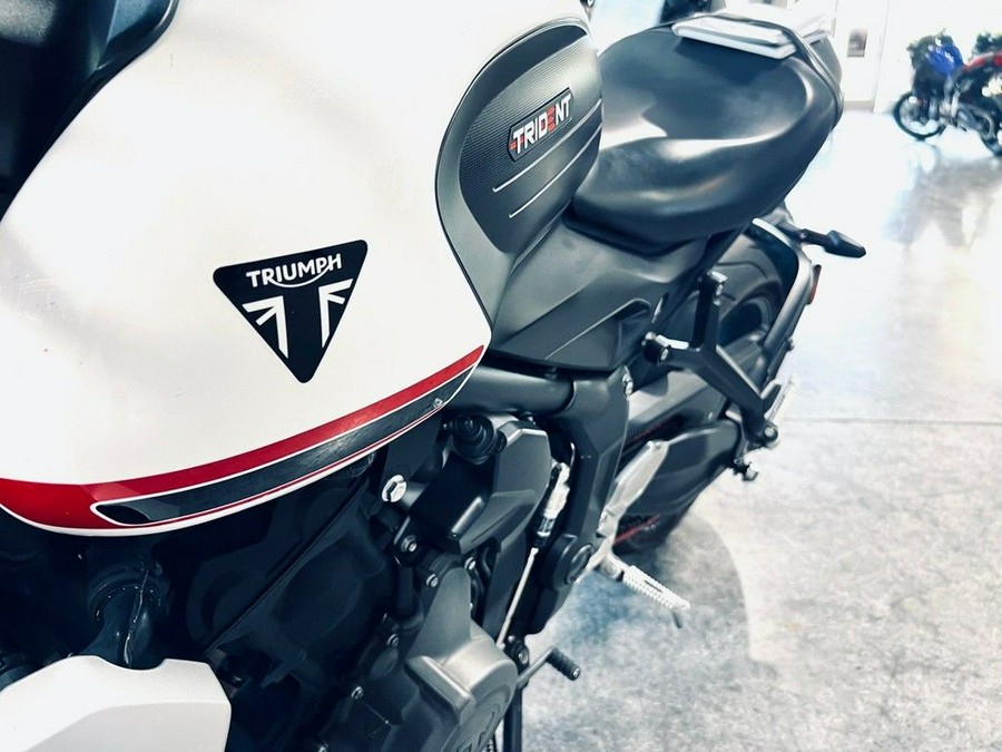 2022 Triumph Trident 660 Crystal White