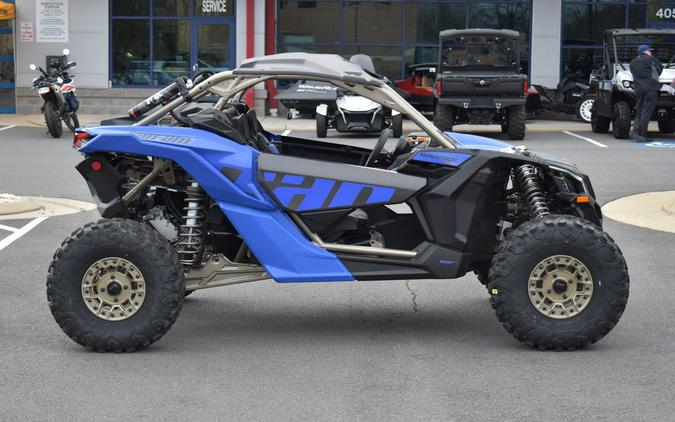 2024 Can-Am® Maverick X3 X rs Turbo RR with Smart-Shox Dazzling Blue & Carbon Black