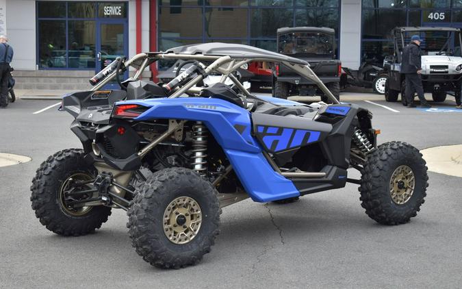 2024 Can-Am® Maverick X3 X rs Turbo RR with Smart-Shox Dazzling Blue & Carbon Black