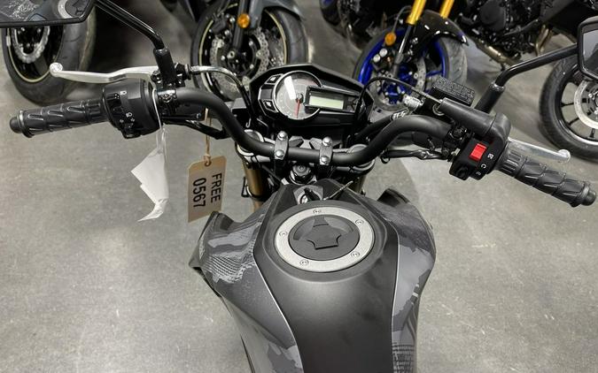 2024 Kawasaki Z125 PRO Cypher Camo Gray Matte/Metallic Matte Carbon Gray