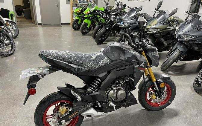 2024 Kawasaki Z125 PRO Cypher Camo Gray Matte/Metallic Matte Carbon Gray