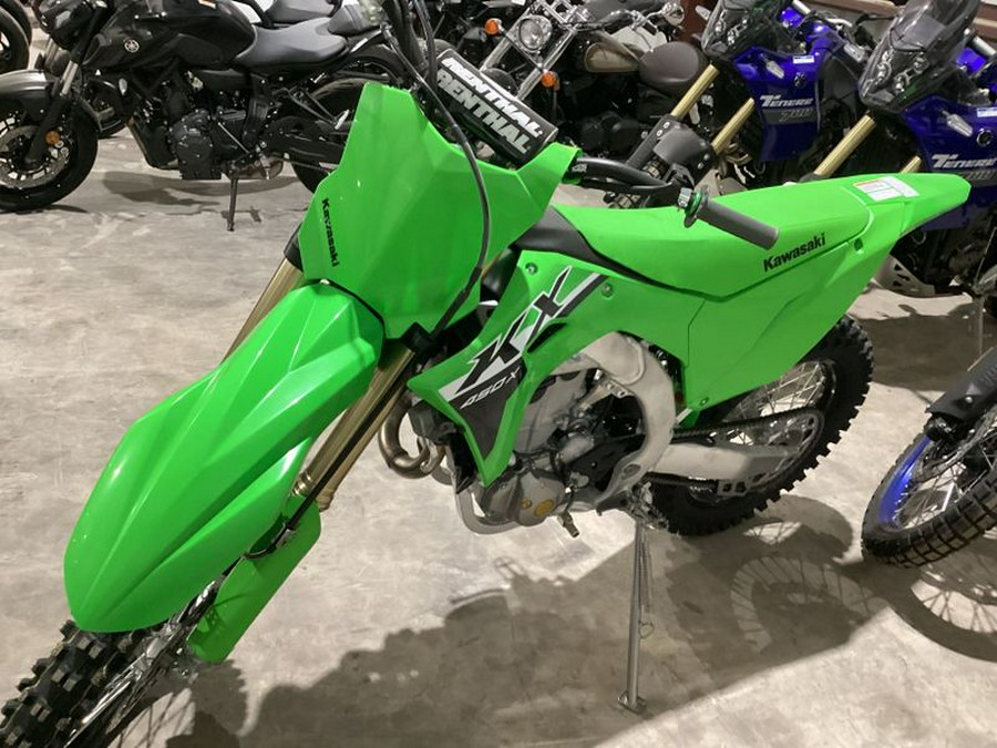 New 2024 KAWASAKI KX450X LIME GREEN