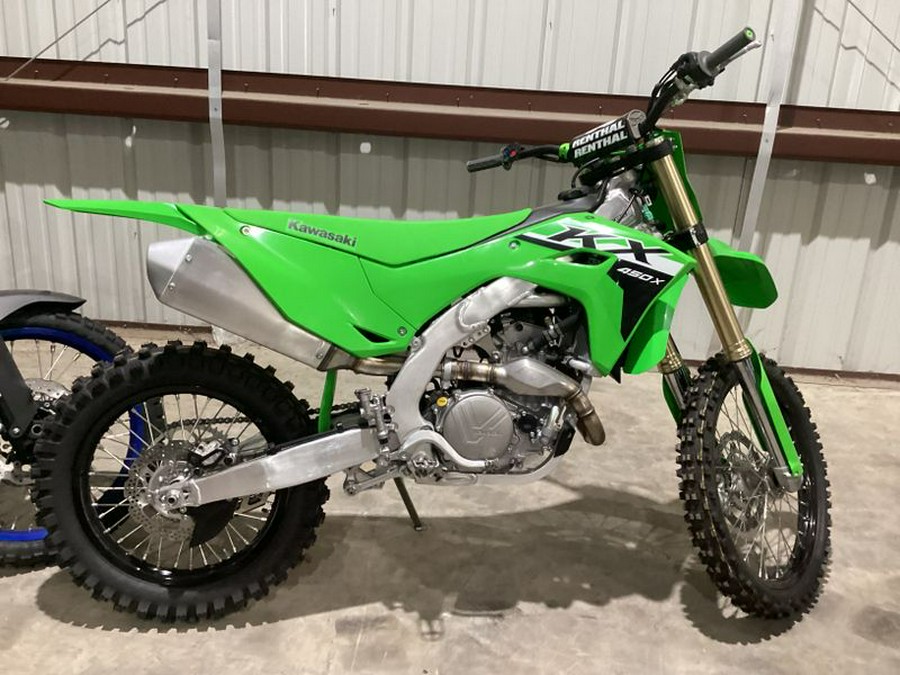 New 2024 KAWASAKI KX450X LIME GREEN