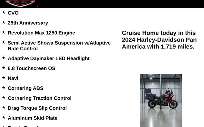 2024 Harley-Davidson Pan America CVO