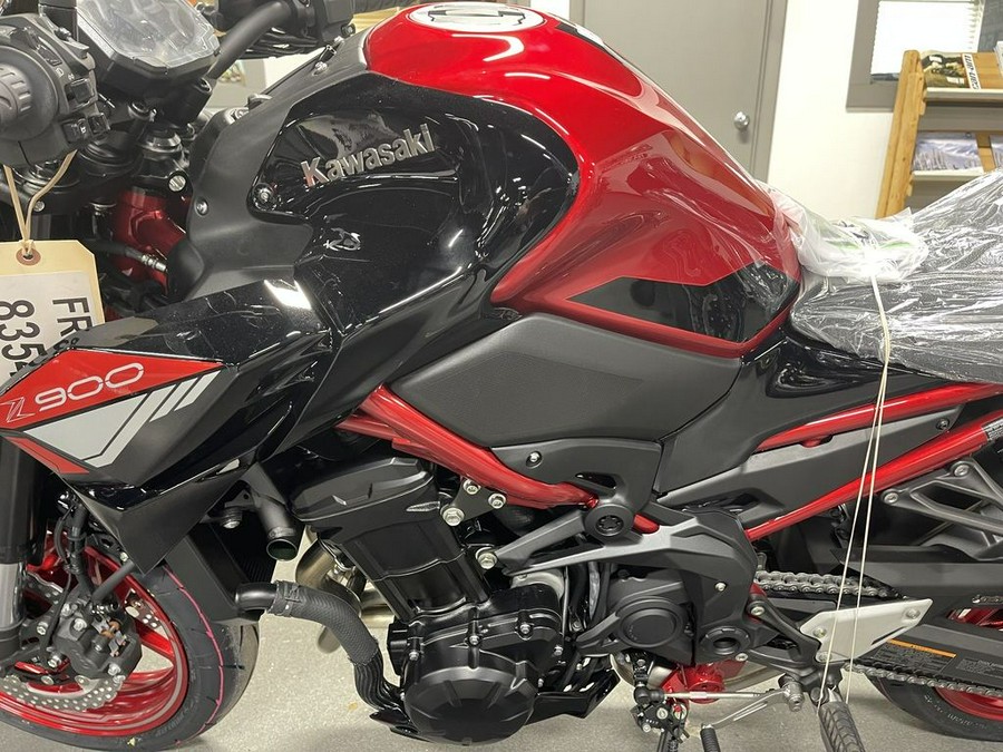 2024 Kawasaki Z900 ABS Candy Persimmon Red/Ebony