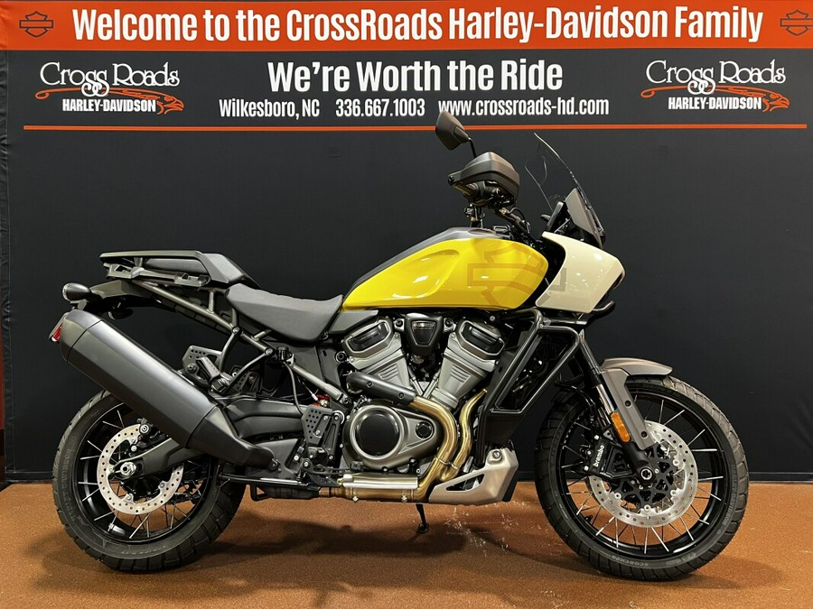 2023 Harley-Davidson Pan America™ 1250 Special Industrial Yellow / White Sand w/Laced Wh
