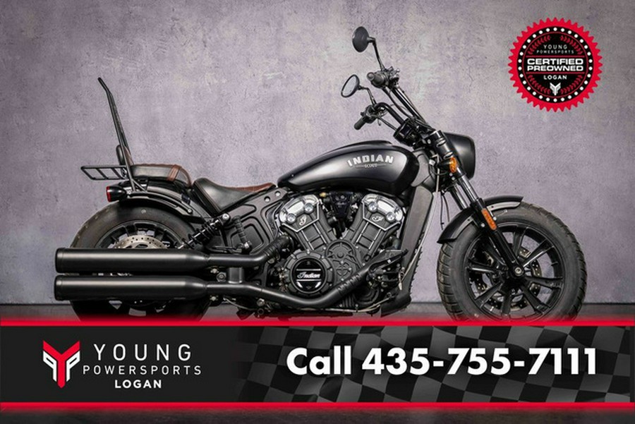 2019 Indian Scout Bobber ABS Thunder Black Smoke