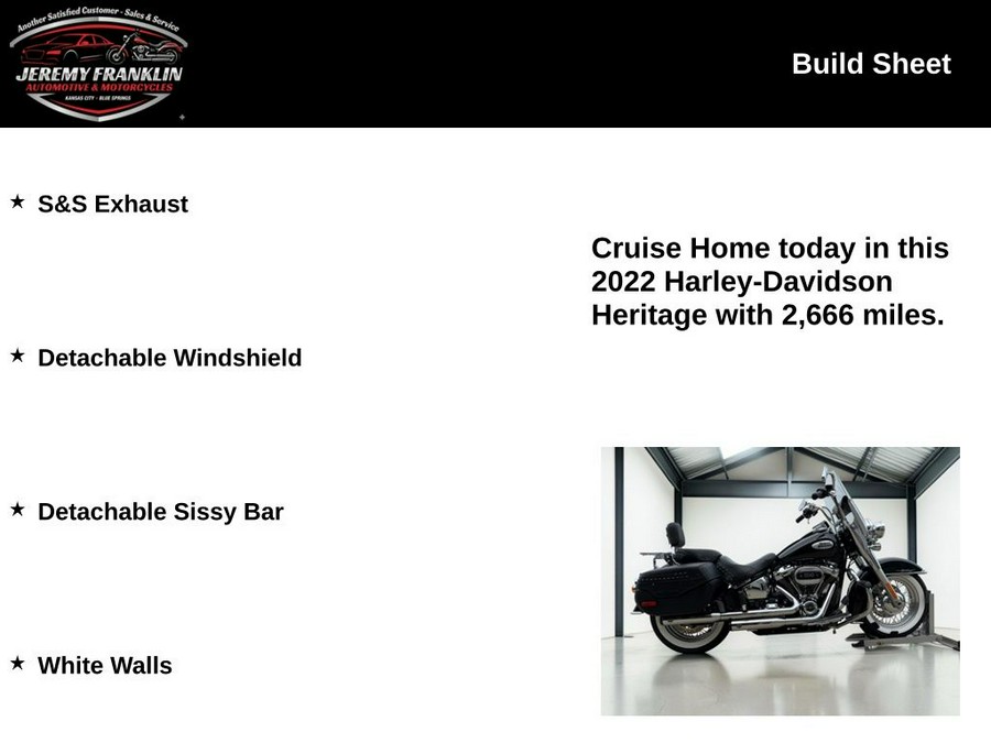 2022 Harley-Davidson Heritage Classic