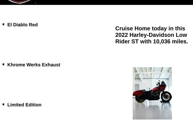 2022 Harley-Davidson Low Rider ST ST
