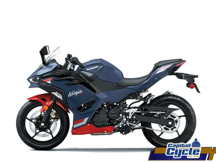 2026 Kawasaki Ninja® 500 ABS Metallic Matte Twilight Blue