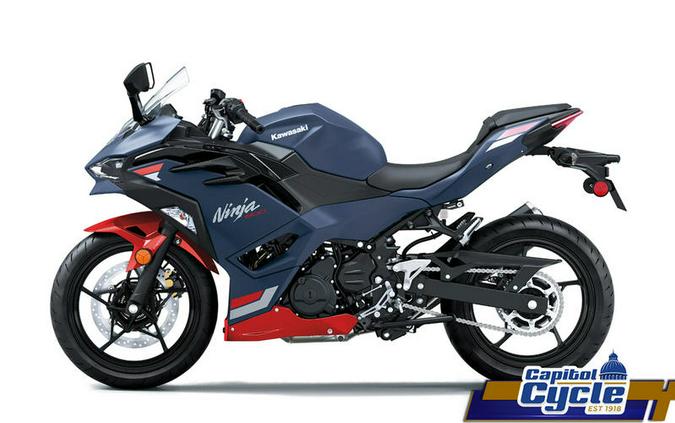 2026 Kawasaki Ninja® 500 ABS Metallic Matte Twilight Blue