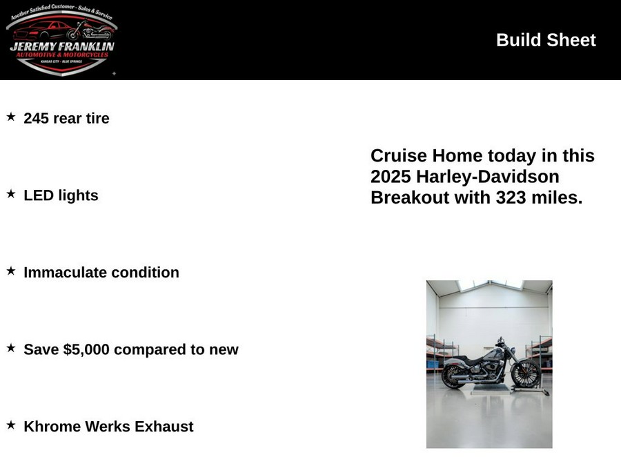 2025 Harley-Davidson Breakout Softail