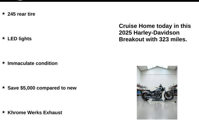 2025 Harley-Davidson Breakout Softail