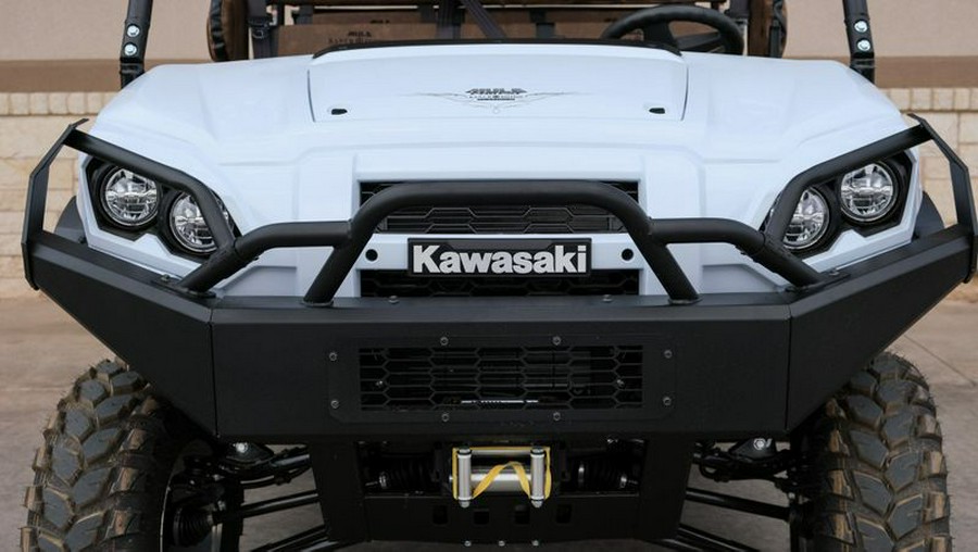 New 2024 KAWASAKI MULE PROFXT 1000 LE PLATINUM RANCH EDITION METALLIC STARDUST WHITE