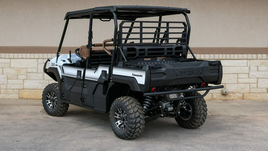 New 2024 KAWASAKI MULE PROFXT 1000 LE PLATINUM RANCH EDITION METALLIC STARDUST WHITE