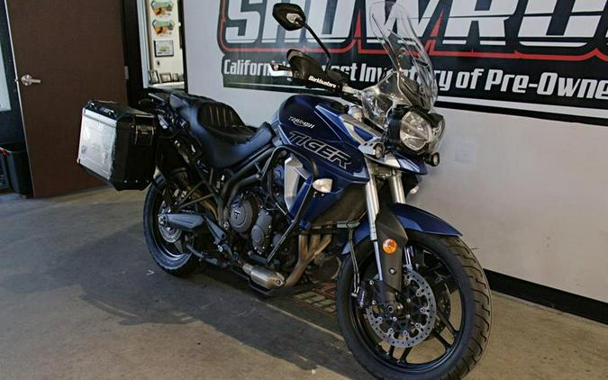 2019 Triumph Tiger 800 XRT Matt Cobalt Blue