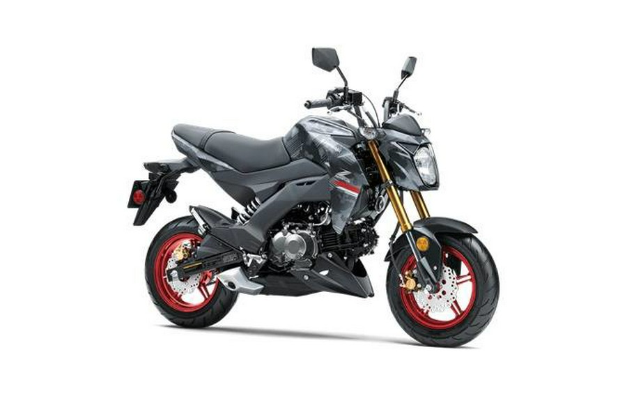 2024 Kawasaki Z125Pro Cypher CamoGray/Metallic Matte Carbon Gray