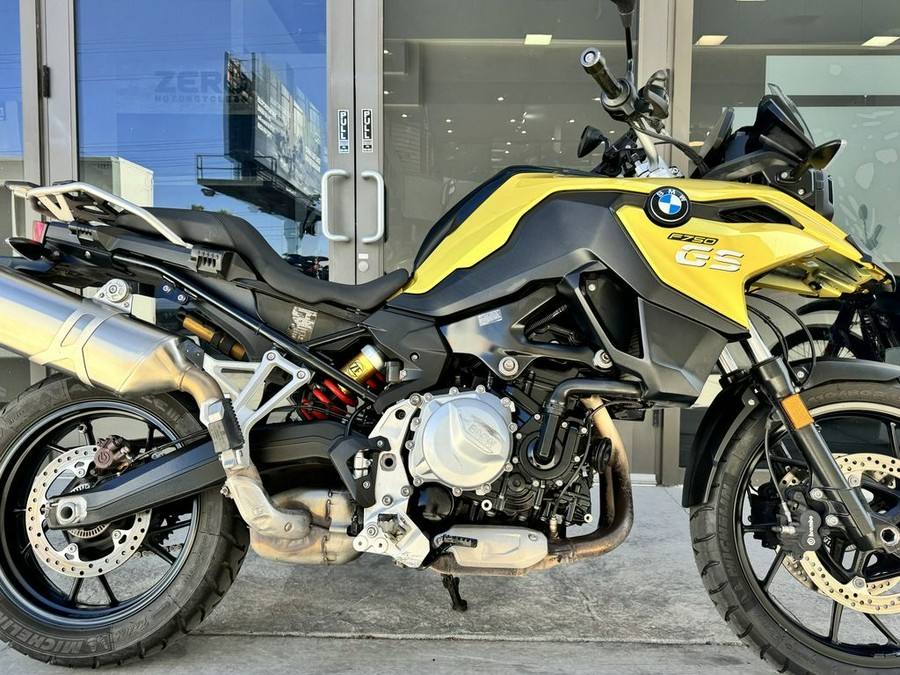 2019 BMW F 750 GS Austin Yellow Metallic Premium