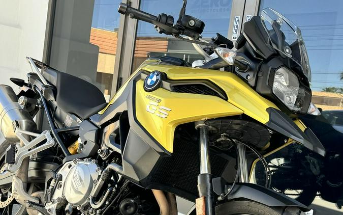 2019 BMW F 750 GS Austin Yellow Metallic Premium