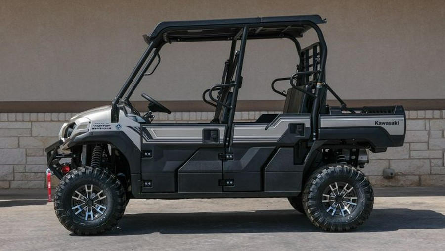 New 2024 KAWASAKI MULE PROFXT 1000 LE RANCH EDITION METALLIC TITANIUM