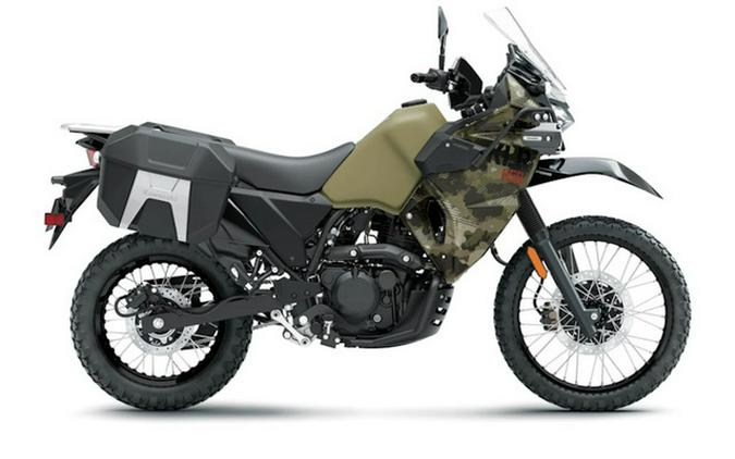 2026 Kawasaki KLR650 Adventure ABS Cypher Camo Beige
