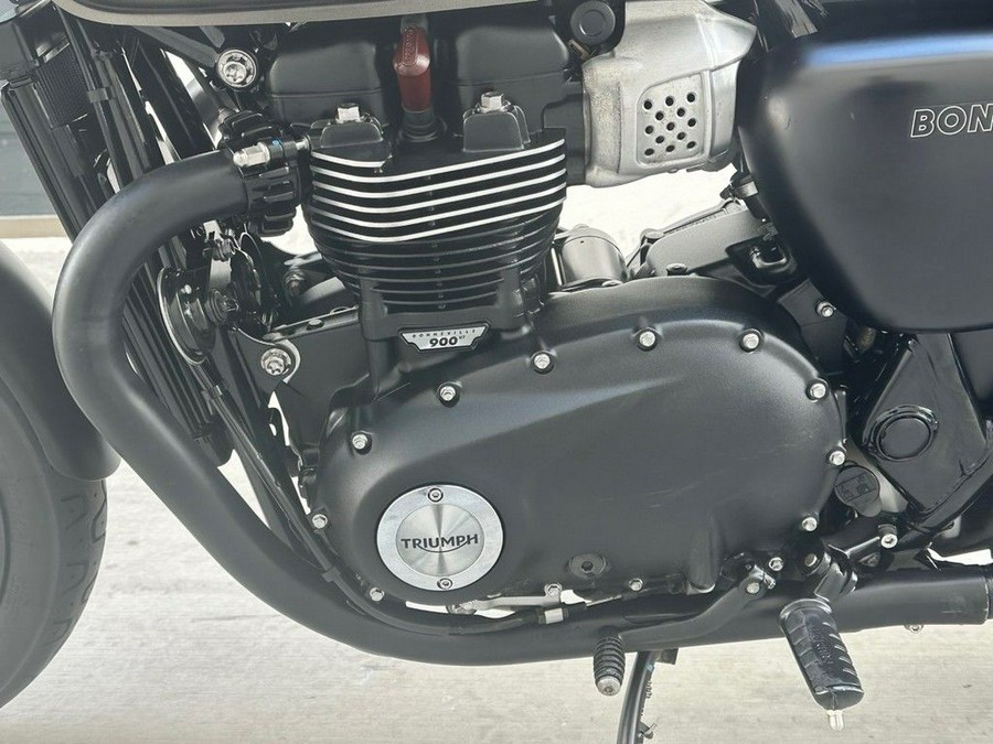 2020 Triumph Bonneville T100 Black Matte Irostone/Matte Black