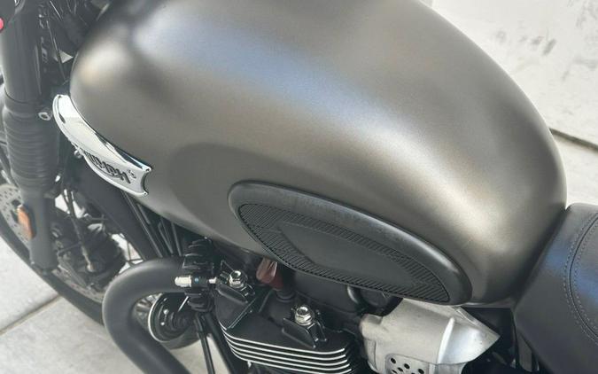 2020 Triumph Bonneville T100 Black Matte Irostone/Matte Black