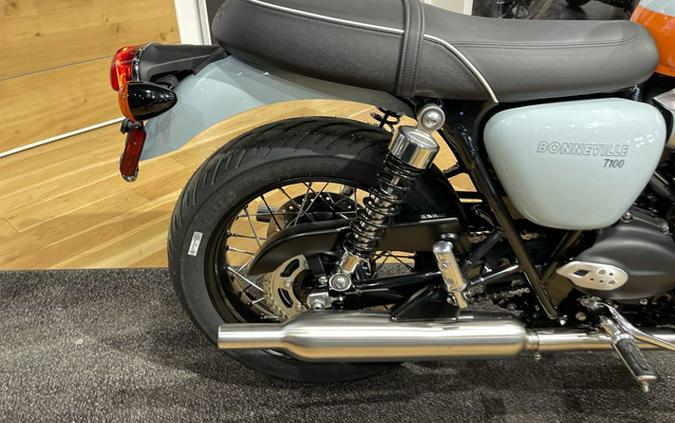 2023 Triumph BONNEVILLE T100 Meriden Blue Tangerine