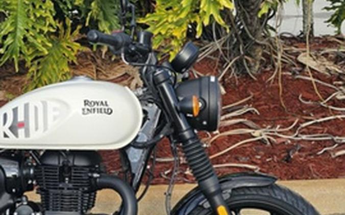 2024 Royal Enfield Hunter 350 Dapper White 350