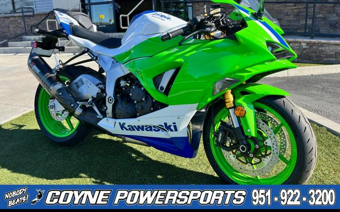 2024 Kawasaki Ninja® ZX™-6R 40th Anniversary Edition ABS