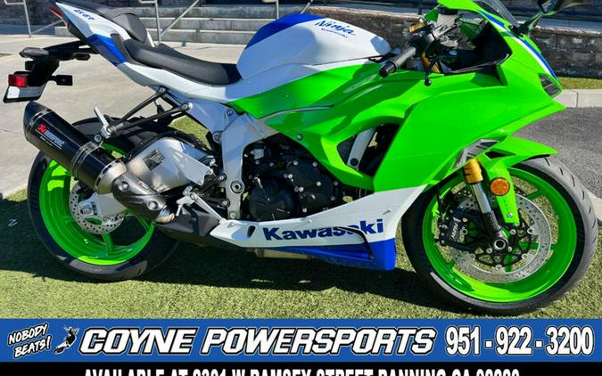 2024 Kawasaki Ninja® ZX™-6R 40th Anniversary Edition ABS