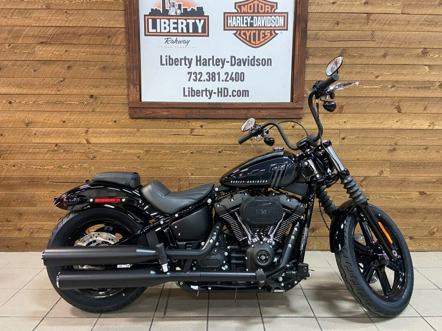 2024 Harley-Davidson Street Bob 114 Vivid Black FXBBS