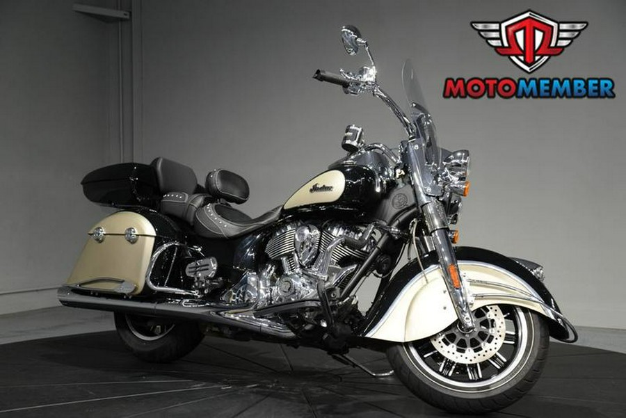 2022 Indian Motorcycle® Springfield® Black Metallic/Dirt Track Tan