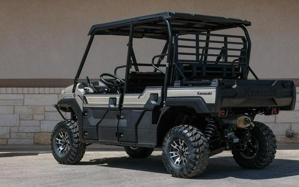 New 2024 KAWASAKI MULE PROFXT 1000 LE RANCH EDITION METALLIC TITANIUM