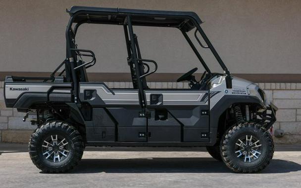 New 2024 KAWASAKI MULE PROFXT 1000 LE RANCH EDITION METALLIC TITANIUM