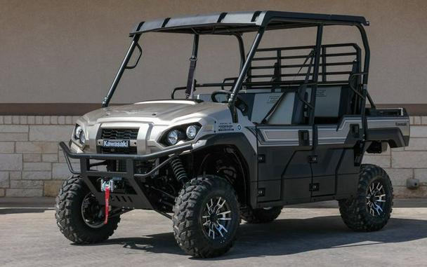 New 2024 KAWASAKI MULE PROFXT 1000 LE RANCH EDITION METALLIC TITANIUM