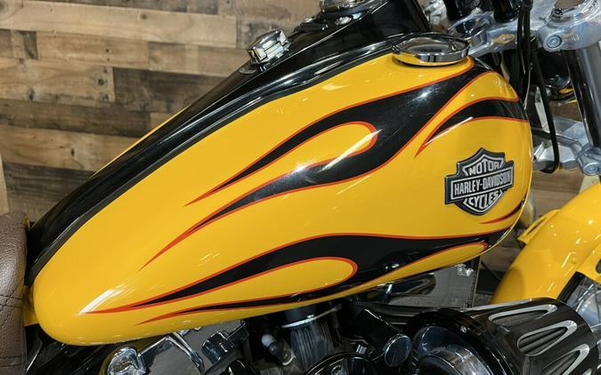 2011 Harley-Davidson® Wide Glide® Chrome Yellow w/ Black Flames FXDWG
